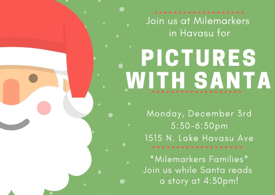 Photos with Santa at Milemarkers